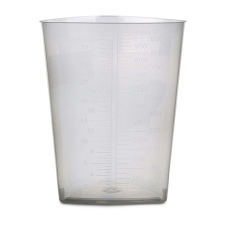 Mckesson Graduated Container, Triangular, Polypropylene, 32 oz, 200PK 16-9521